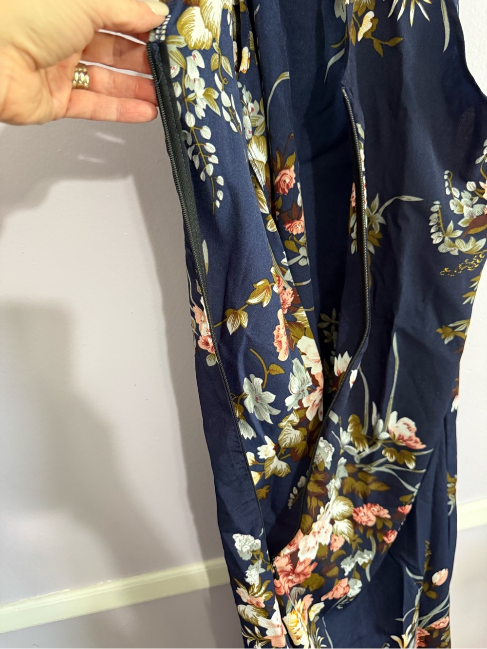 Floerns Women’s Sleeveless Halter Neck Vintage Floral Maxi Dress Size Medium - Picture 6 of 9
